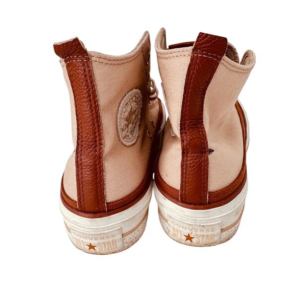 Converse Chuck Taylor All‎ Star Lift Platform Chai Latte A08693C Womens 9 - Picture 4 of 14